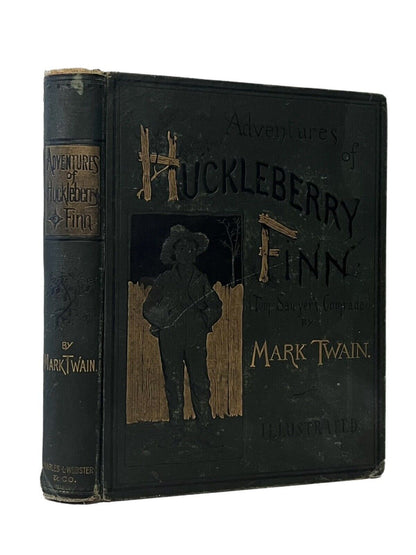 Huckleberry Finn by Mark Twain 1885 First American Edition in Original Cloth