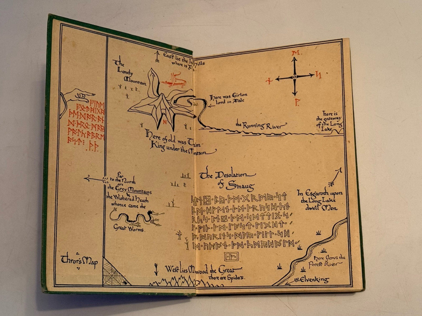 The Hobbit by J.R.R. Tolkien 1942 First Edition Third Impression