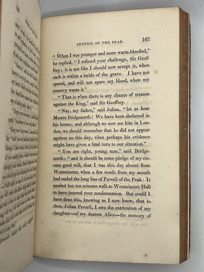 Peveril of the Peak by Sir Walter Scott 1822 First Edition