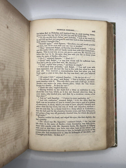 Nicholas Nickleby by Charles Dickens 1839 First Edition