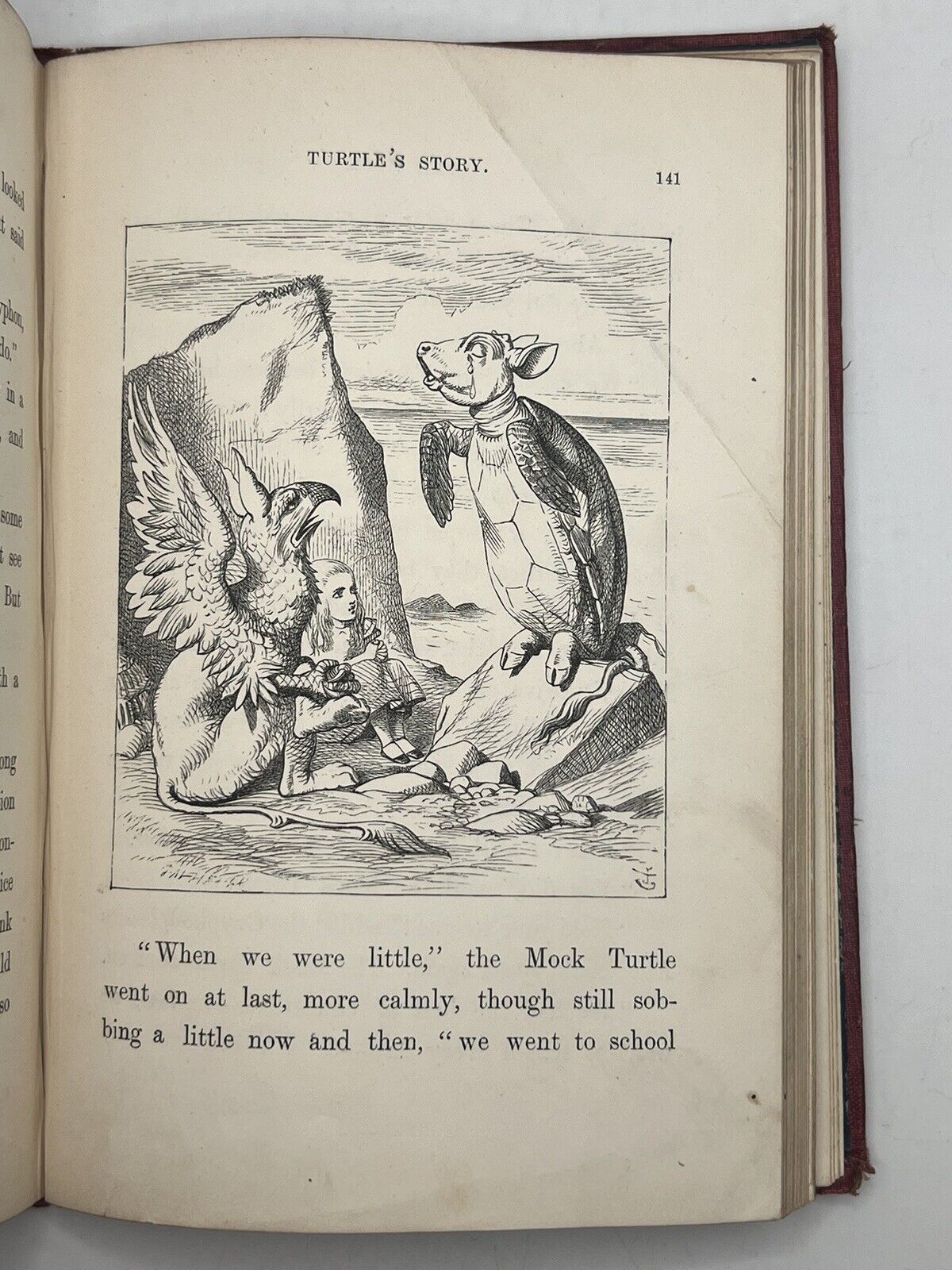 Alice in Wonderland by Lewis Carroll 1867 First Edition Original Cloth