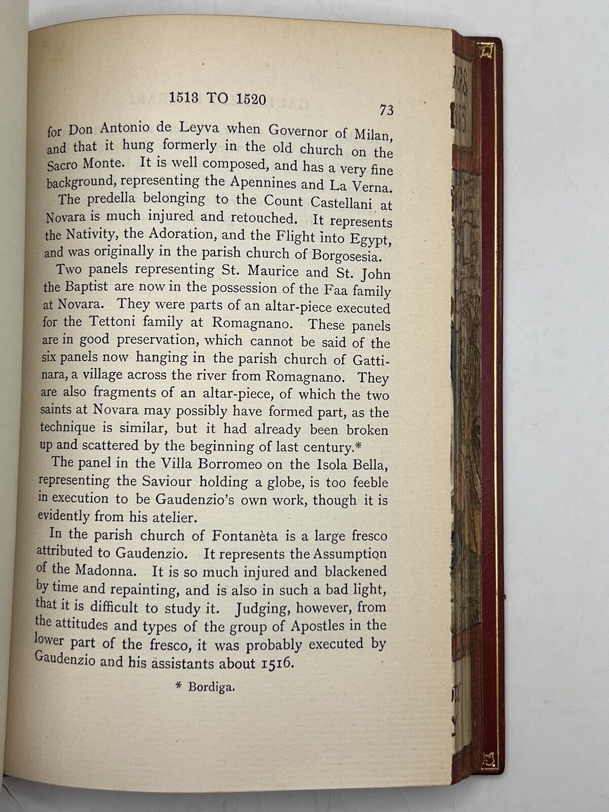 Gaudenzio Ferrari by Ethel Halsey 1904 Fore-Edge Painting, First Edition