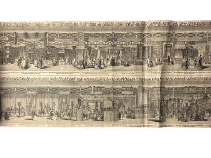 A Panorama of the Great Exhibition of 1851 from the Illustrated London News