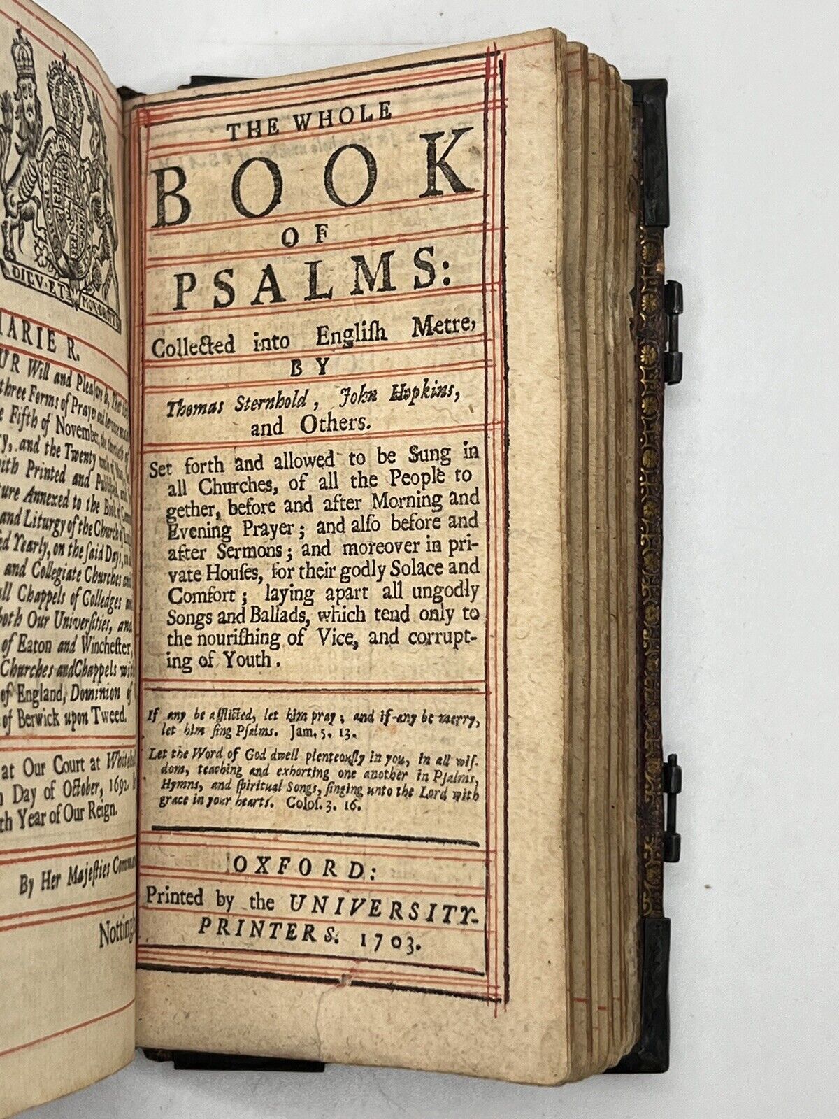 The Book of Common Prayer 1692