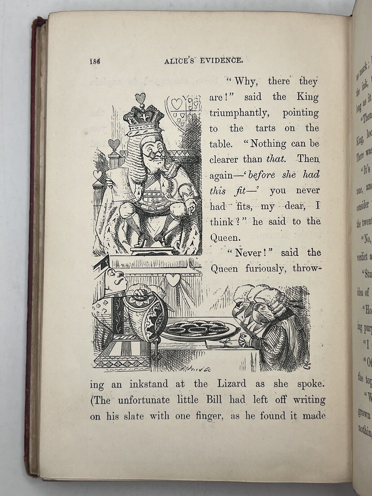 Alice in Wonderland by Lewis Carroll 1867 First Edition Original Cloth