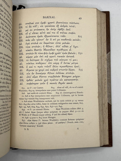 The Bacchae of Euripides 1892 Hatchards