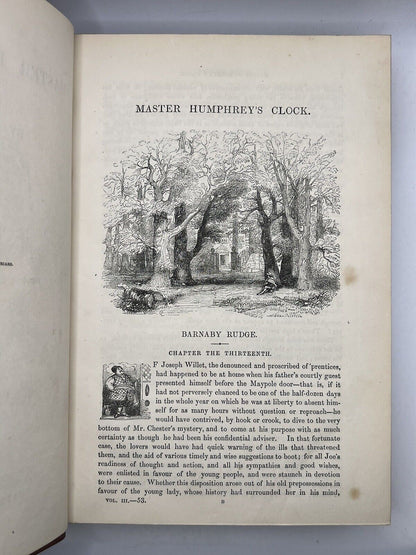 Master Humphrey's Clock by Charles Dickens 1840-41 First Edition with Barnaby Rudge