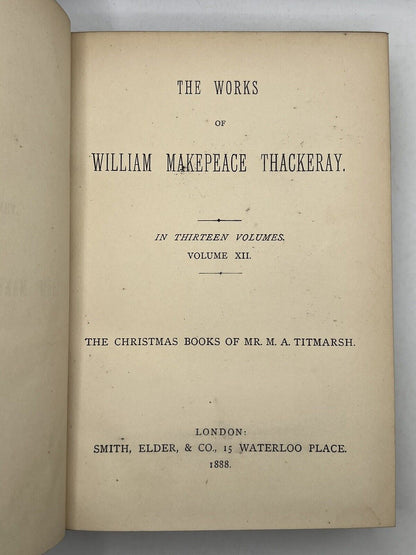 The Works of William Makepeace Thackeray 1887-90