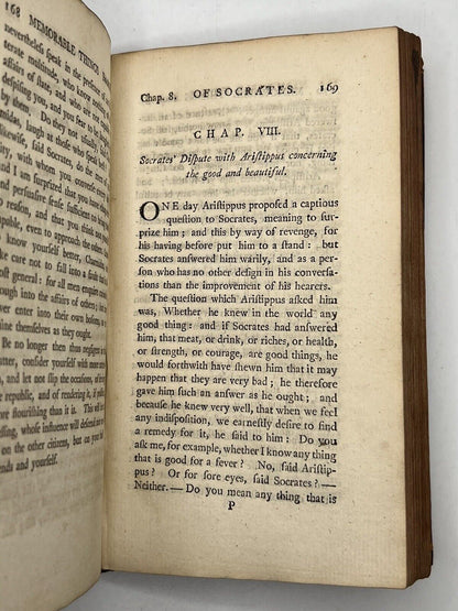 The Memorable Things of Socrates from Xenophon 1757