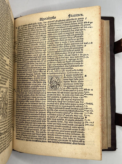 Biblia Latina 1514; Illustrated Post-Incunable Octavo Bible