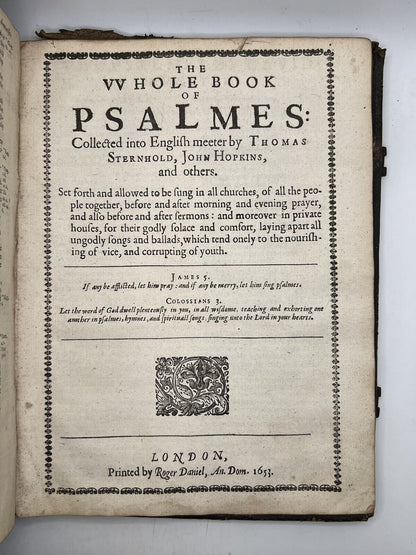 The King James Bible 1653-4