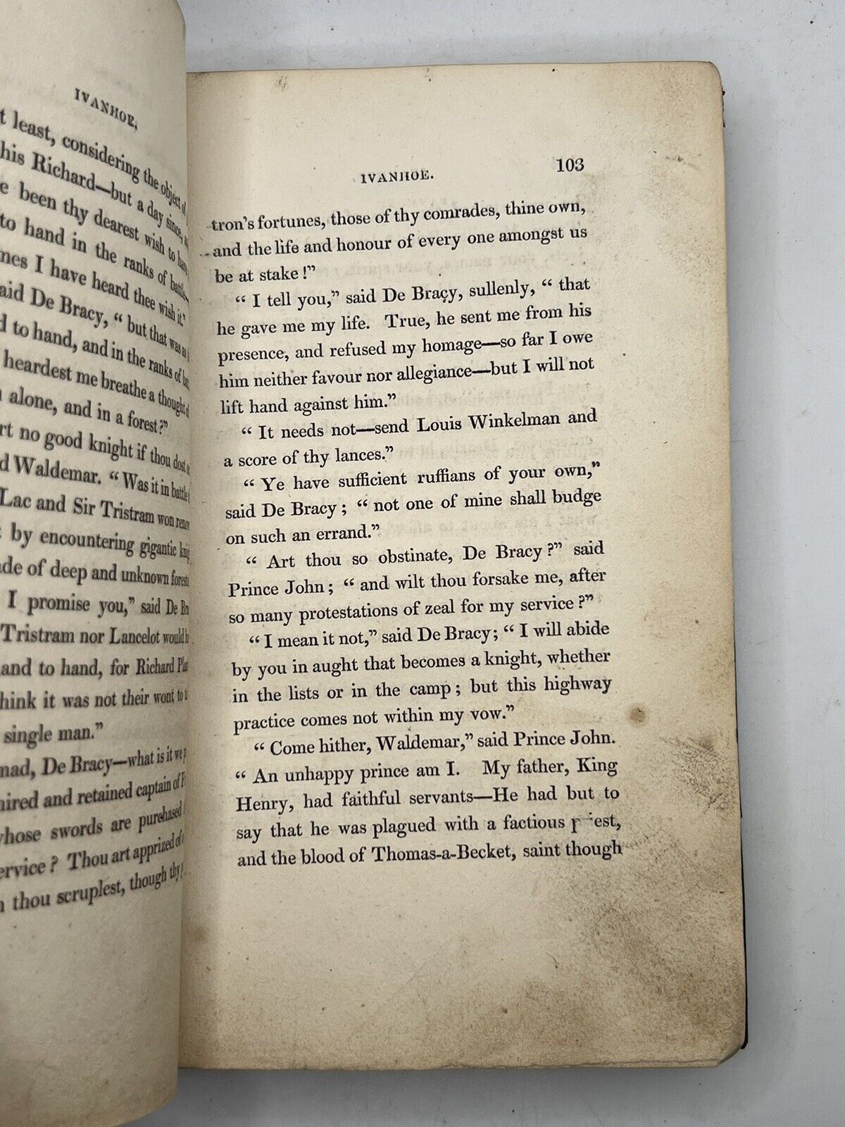 Ivanhoe by Sir Walter Scott 1820 First Edition