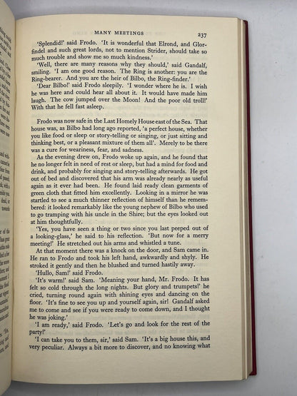 The Fellowship of the Ring by J.R.R Tolkien First Edition Second Impression