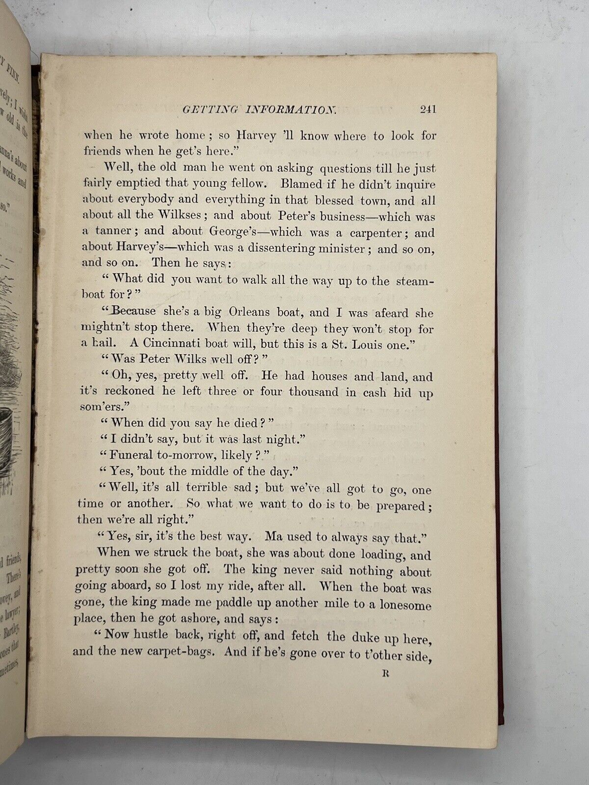 The Adventures of Huckleberry Finn by Mark Twain 1884 First Edition