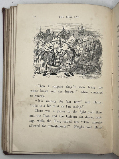 Through the Looking Glass by Lewis Carroll 1872 First Edition First Impression