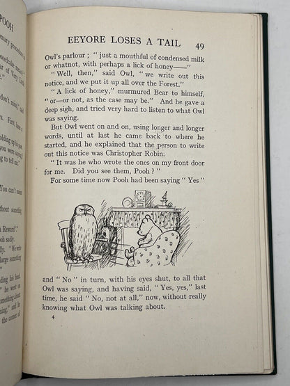 Winnie the Pooh by A. A. Milne 1926 First Edition First Impression with Original Dust Jacket