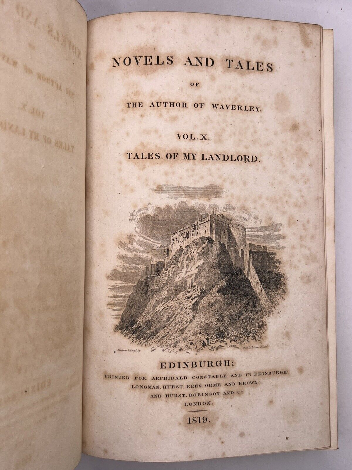 The Novels and Tales of Walter Scott 1819