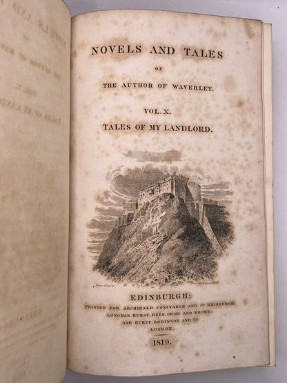 The Novels and Tales of Walter Scott 1819