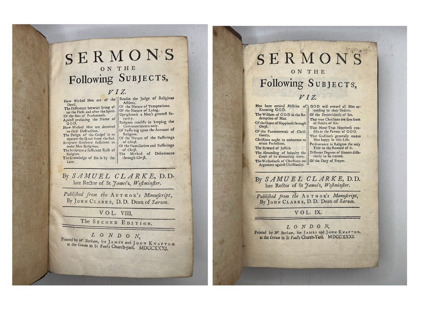 Sermons by Various Authors 1713-1751