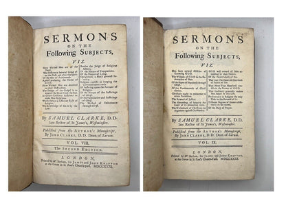 Sermons by Various Authors 1713-1751