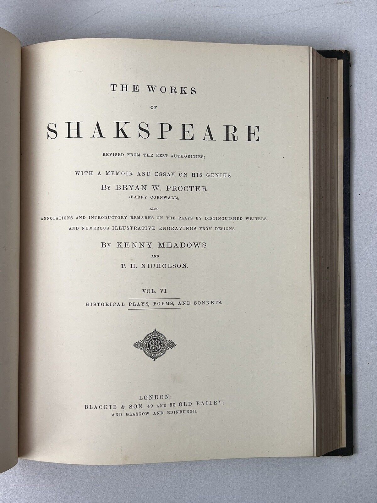 The Works of William Shakespeare c.1899: The Meadows Edition