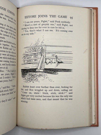 The House at Pooh Corner by A.A. Milne 1928 First Edition First Impression