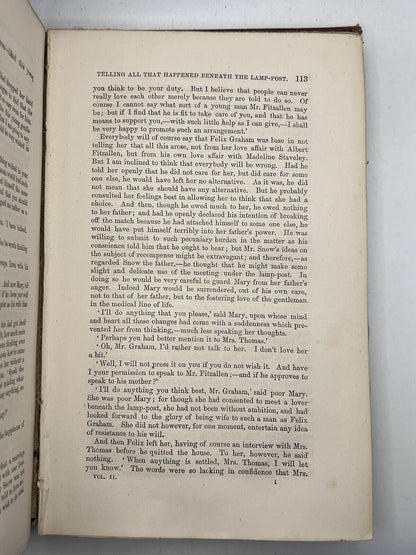 Orley Farm by Anthony Trollope 1862 First Edition Original Cloth