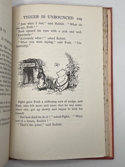 The House at Pooh Corner by A. A. Milne 1928 First Edition First Impression IMP Dust Jacket