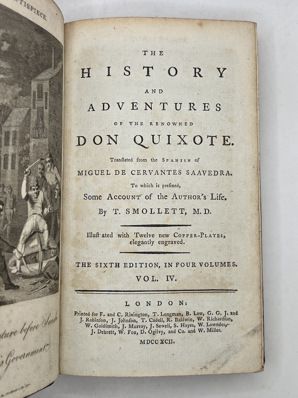 Don Quixote by Miguel de Cervantes 1792