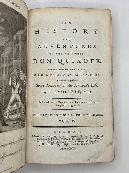 Don Quixote by Miguel de Cervantes 1792