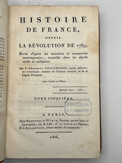 The History of the French Revolution 1801-1810 First Edition