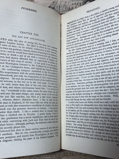 The History of Pendennis by William M. Thackeray c.1890