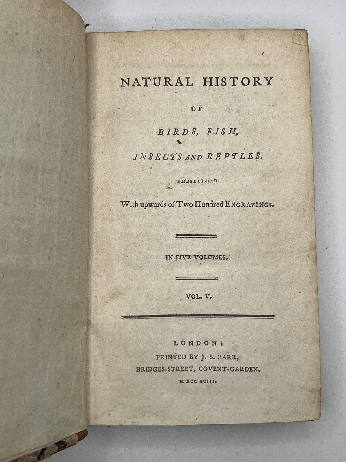 Buffon's Natural History of Birds, Fish, Insects & Reptiles 1792-3