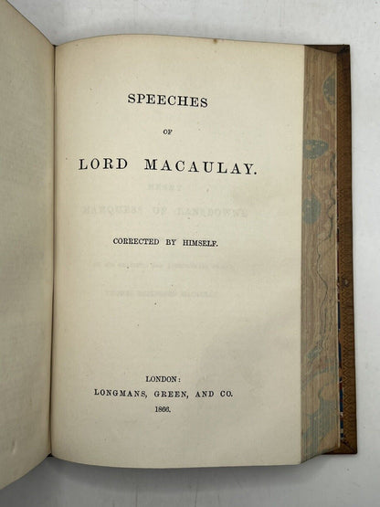 Macaulay's History of England, Essays & Writings 1863-6