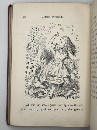 Alice in Wonderland by Lewis Carroll 1867 First Edition Original Cloth