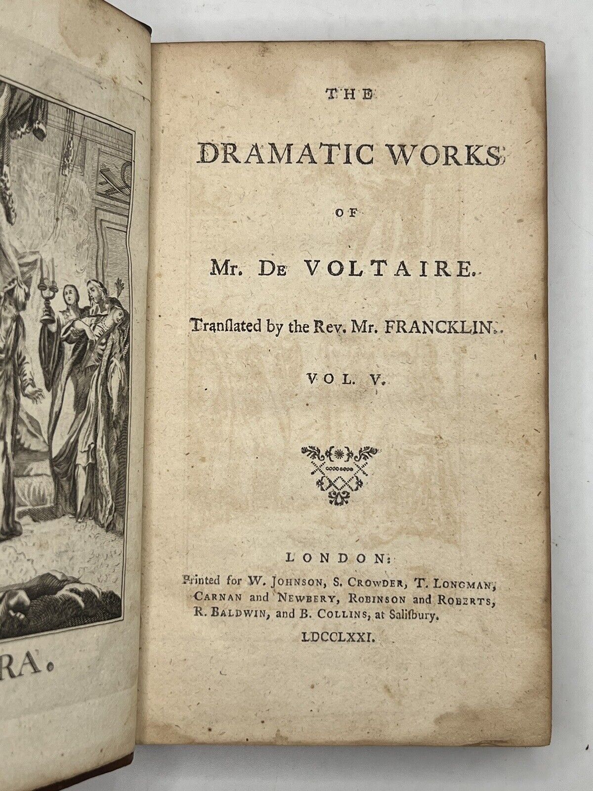 The Works of Voltaire in English 1769-78 Tobias Smollett Edition