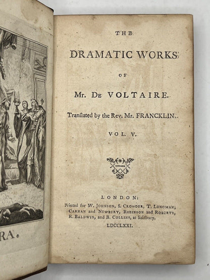 The Works of Voltaire in English 1769-78 Tobias Smollett Edition