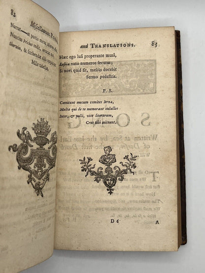 Miscellaneous Poems and Translations, by Several Hands 1722