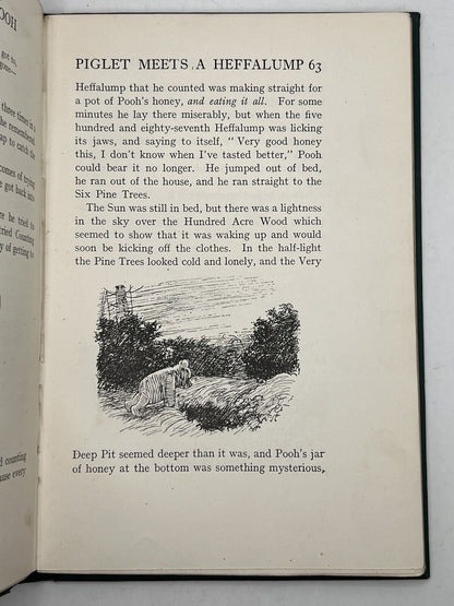 Winnie the Pooh by A. A. Milne 1926 First Edition First Impression with Original Dust Jacket