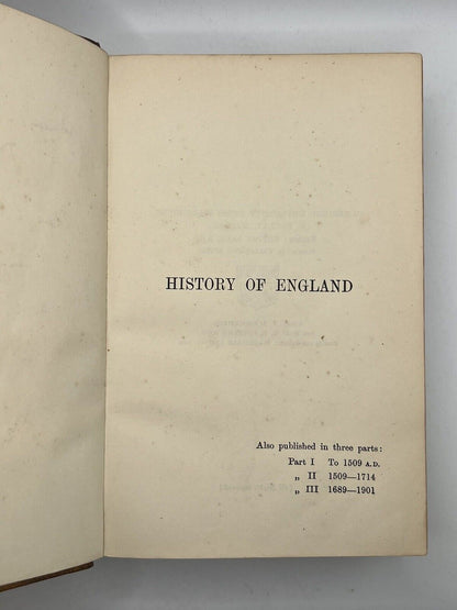 The History of England by Arthur D. Innes 1907