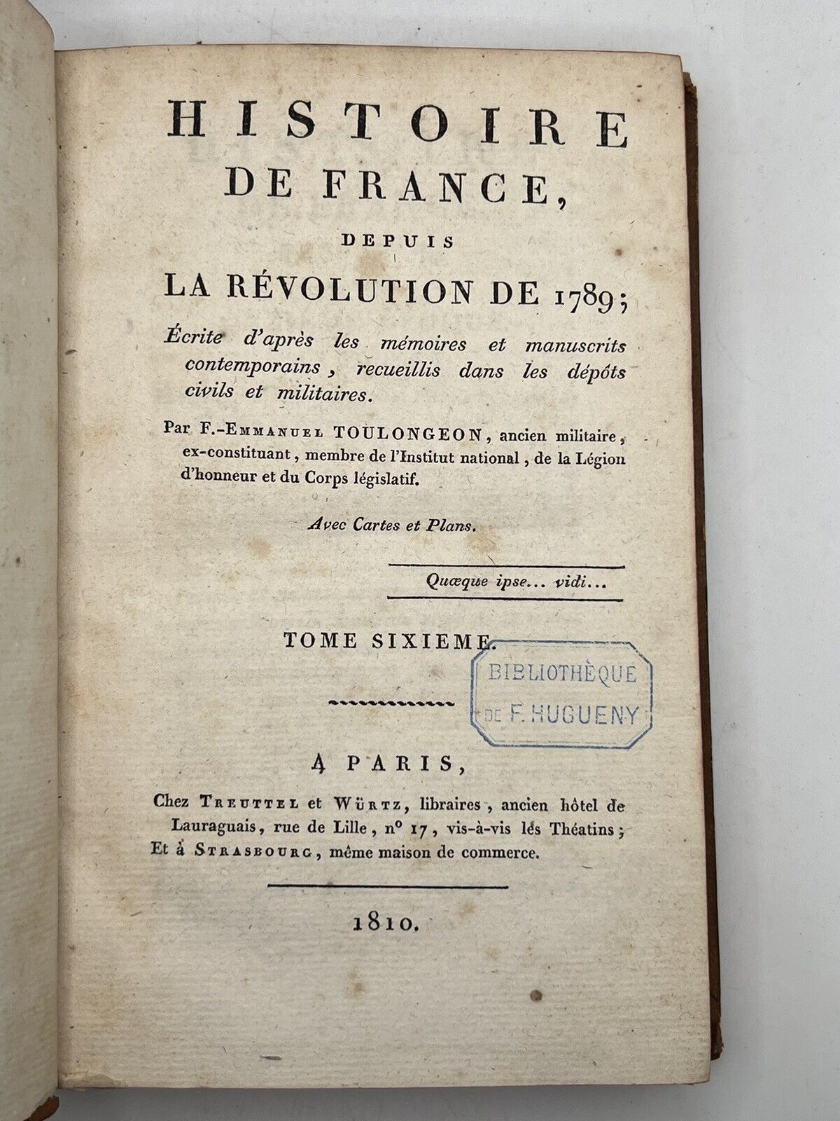 The History of the French Revolution 1801-1810 First Edition