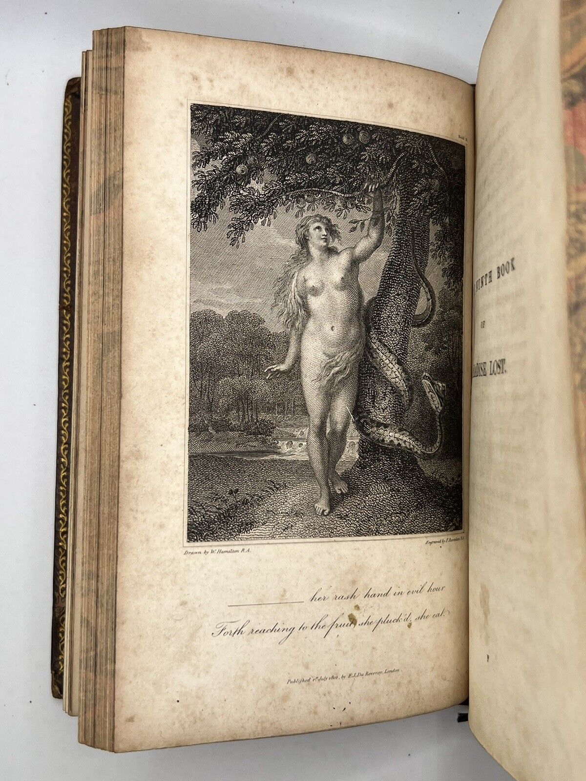 Paradise Lost by John Milton 1802 Illustrated Edition