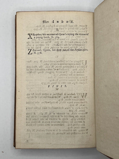 The Spectator in 8 Volumes circa 1753