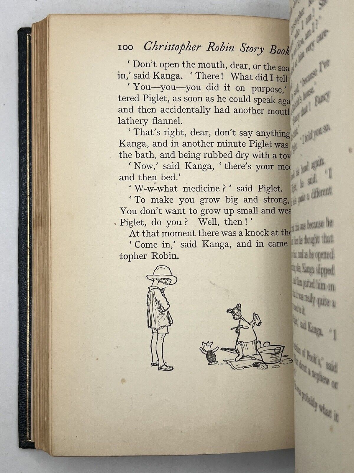 The Christopher Robin Story Book by A. A. Milne 1929 Fine Cosway Style Binding