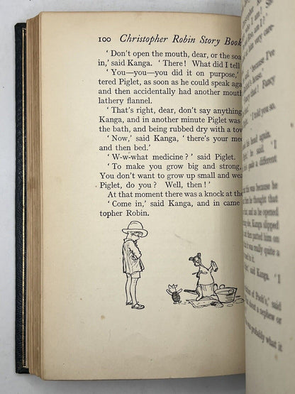 The Christopher Robin Story Book by A. A. Milne 1929 Fine Cosway Style Binding