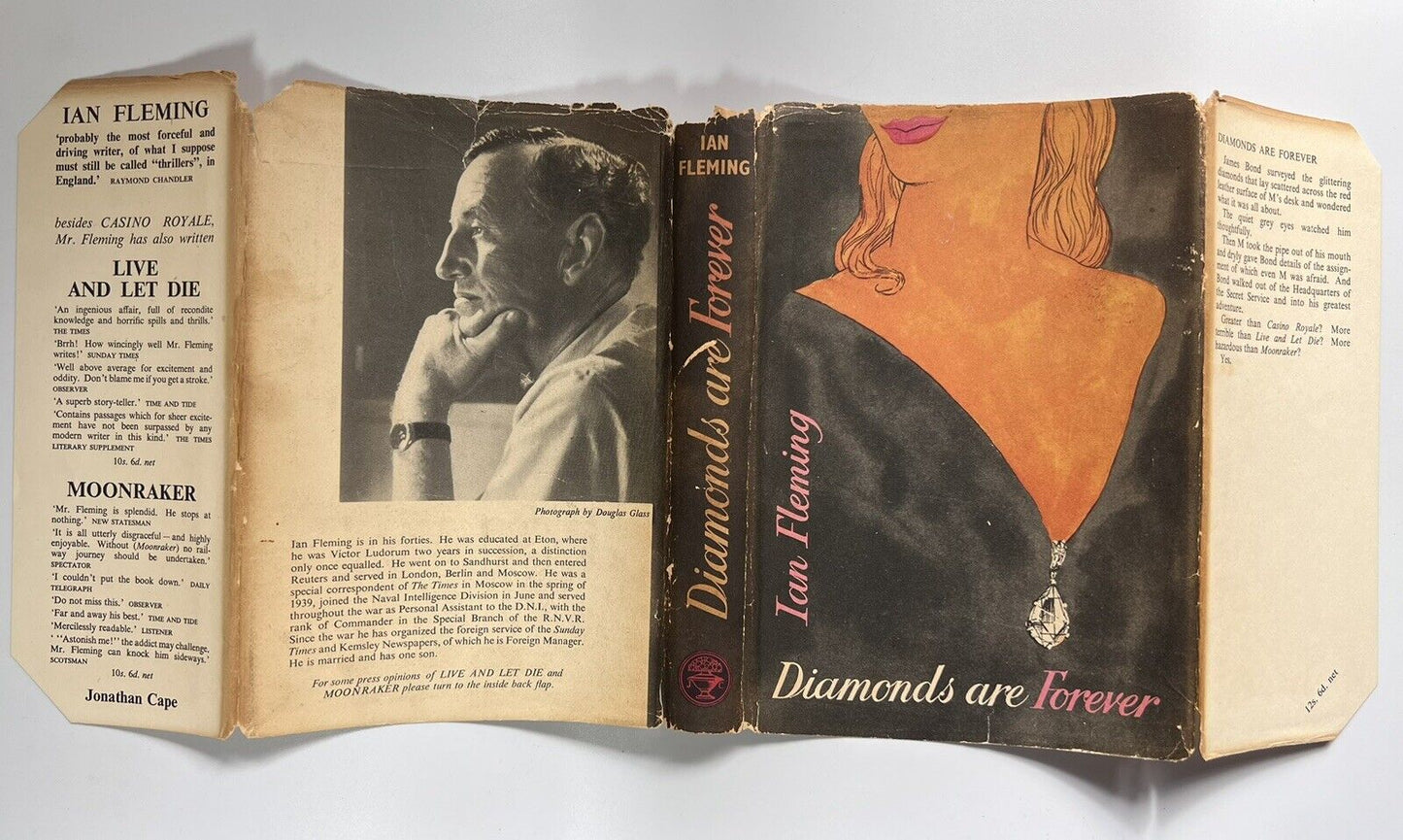 Diamonds are Forever by Ian Fleming 1956 First Edition First Impression