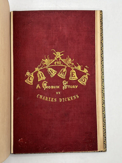 The Chimes by Charles Dickens 1845 First Edition Riviere