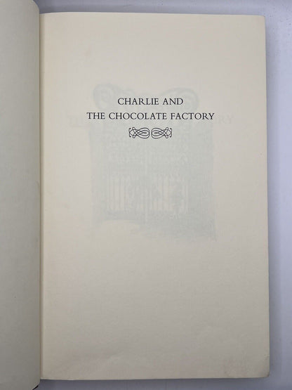 Charlie and the Chocolate Factory by Road Dahl 1964 First Edition Early Printing