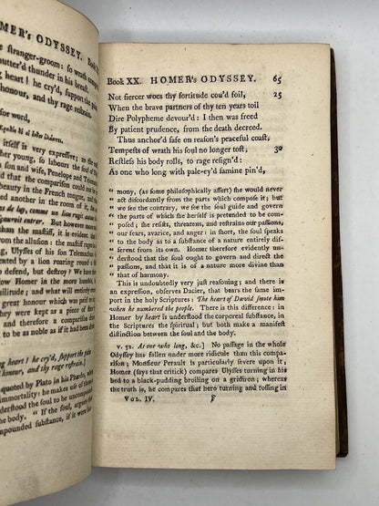 Homer's Iliad and Odyssey 1771 Alexander Pope Edition