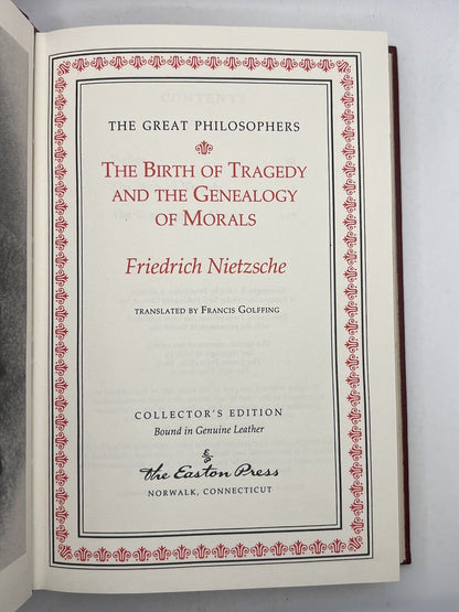 The Great Philosophers Series; Easton Press 1995